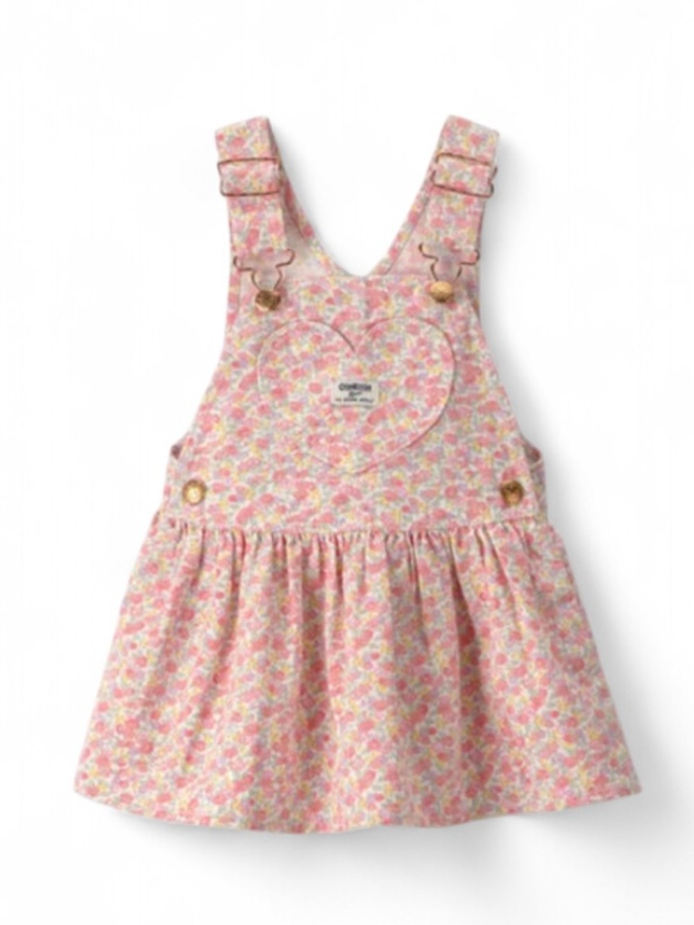 OshKosh B'gosh Pink Floral Heart Pinafore